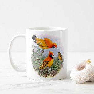 Oiseau D'Or vintage De La Mug Classique Paradise_G