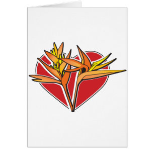 Oiseau du Paradis Coeur