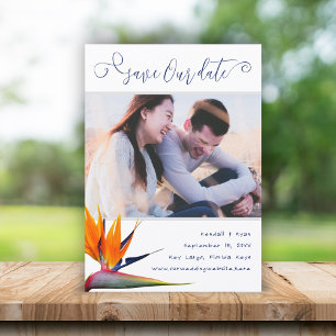 Oiseau du Paradis Économisez notre Date Faire-part