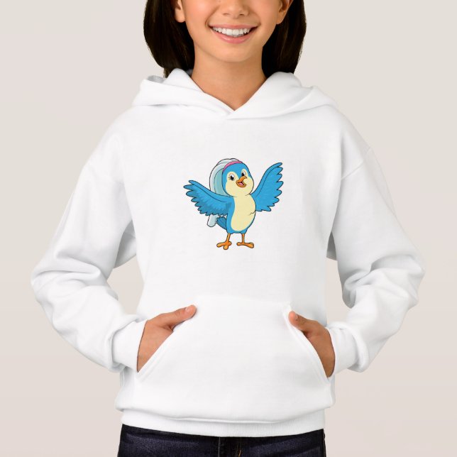 Oiseau en fiancée avec voile (Devant)
