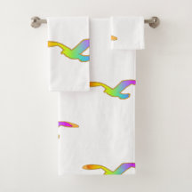 Oiseau en vol Répéter blanc