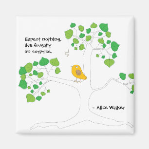 Oiseau et aimant d'arbre