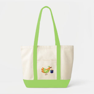 Oiseau et cadeau, sac