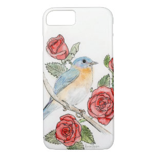 Oiseau et fleur de l'État de New York sur un coque