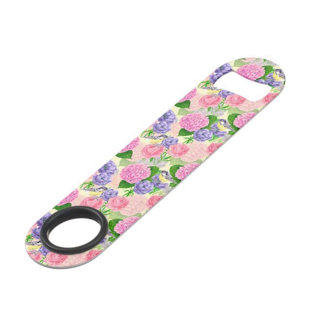 Oiseau et fleurs (Devant angulaire)