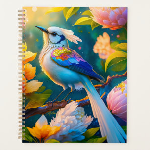 Oiseau Fantastique Geai à Ailes Arc-en-ciel
