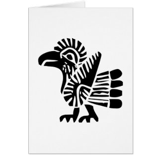 Oiseau, hiéroglyphe mexicain(Maya)