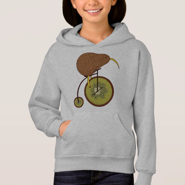 Oiseau Kiwi Cool sur Design de Fruit de Kiwi (Devant)