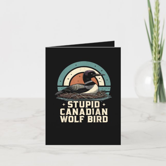 Oiseau loup canadien stupide  (Devant)