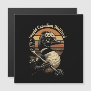 Oiseau loup canadien stupide