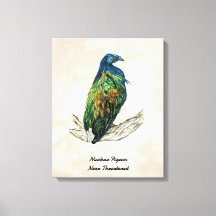 Oiseau peint à la main Imprimer sur toile