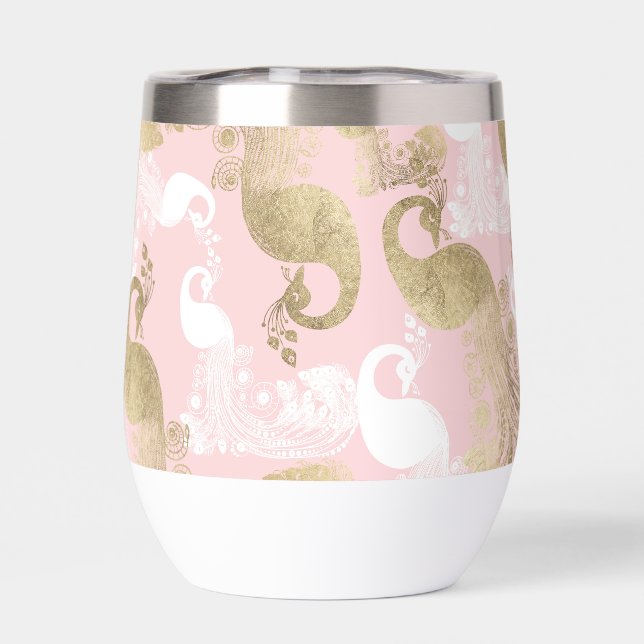 Oiseau royal rose (Arrière)