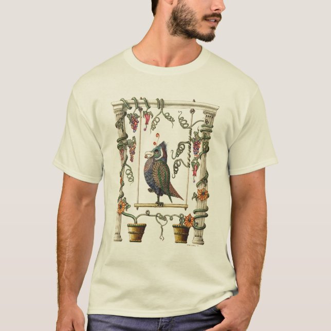 Oiseau sur l'oscillation - T-shirt organique (Devant)