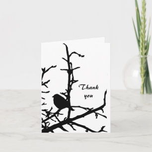 Oiseau sur un Merci de branche