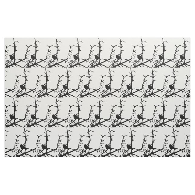 Oiseau sur un tissu de branche (Fat Quarter)