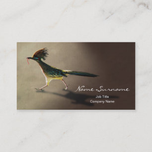 Oiseau tôt, modèle de carte de visite