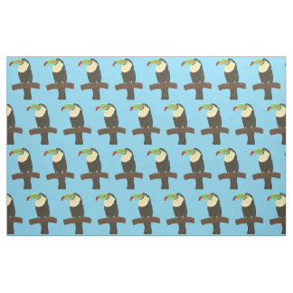 Oiseau Toucan coloré sur tissu de branche