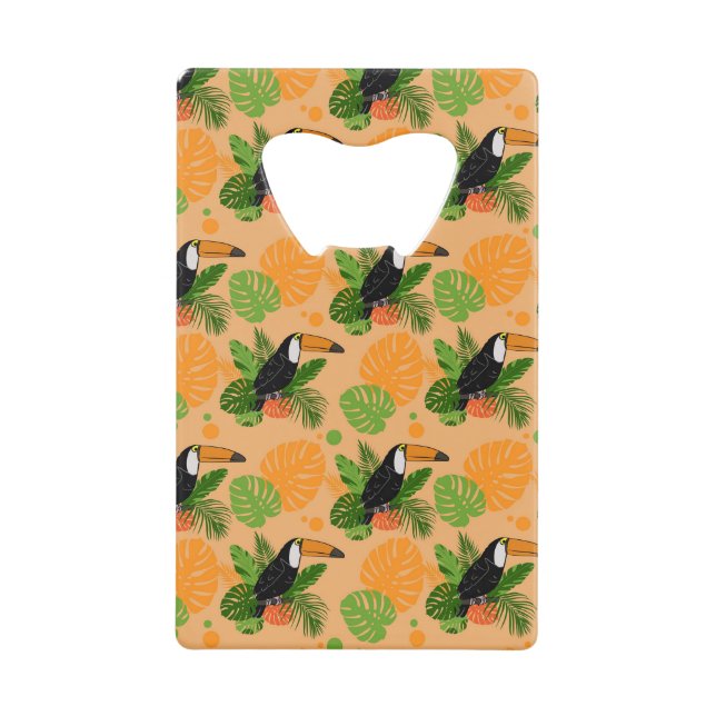 Oiseau tropical Toucan Motif sans couture (Devant)