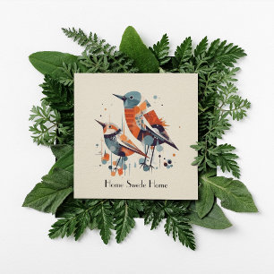 Oiseaux Abstraits scandinaves, personnalisables