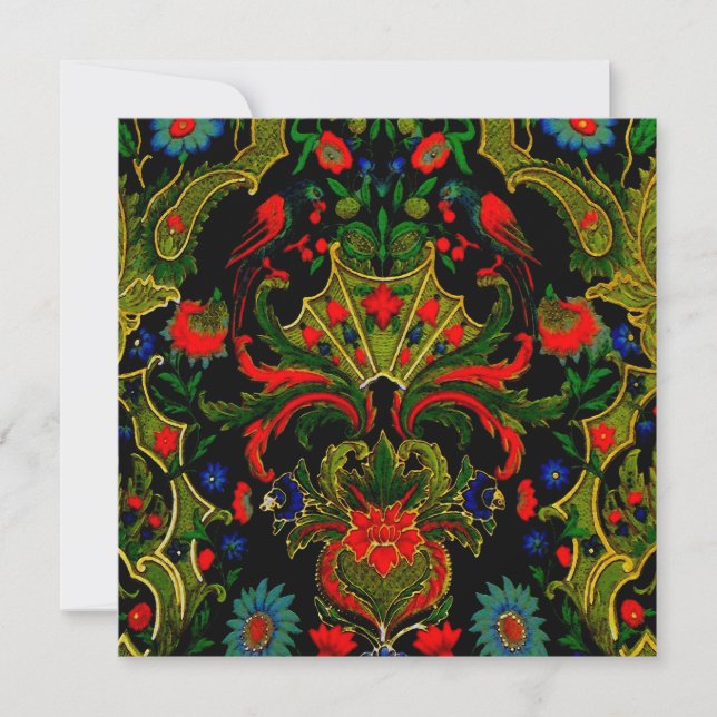 Oiseaux Amour ~ Invitations / RSVP (Devant)
