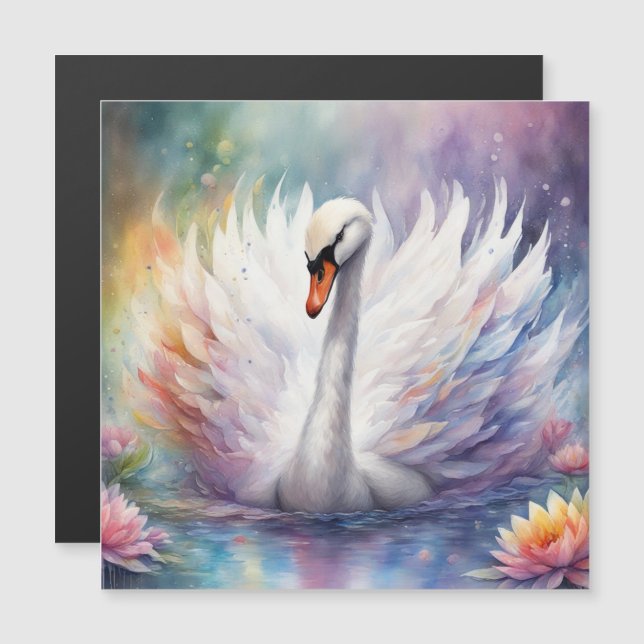 Oiseaux arc-en-ciel Swan 1 (Devant / Derrière)