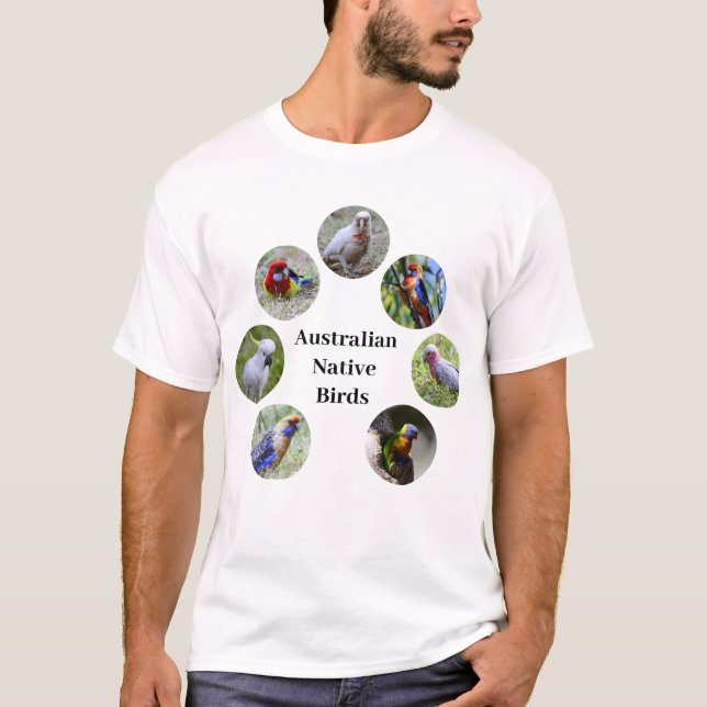 Oiseaux autochtones australiens - T-shirt Homme (Devant)