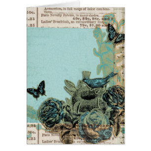 Oiseaux bleus et Roses, Alles Gute Zum Geburtstag