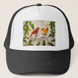 Oiseaux cardinaux Casquettes