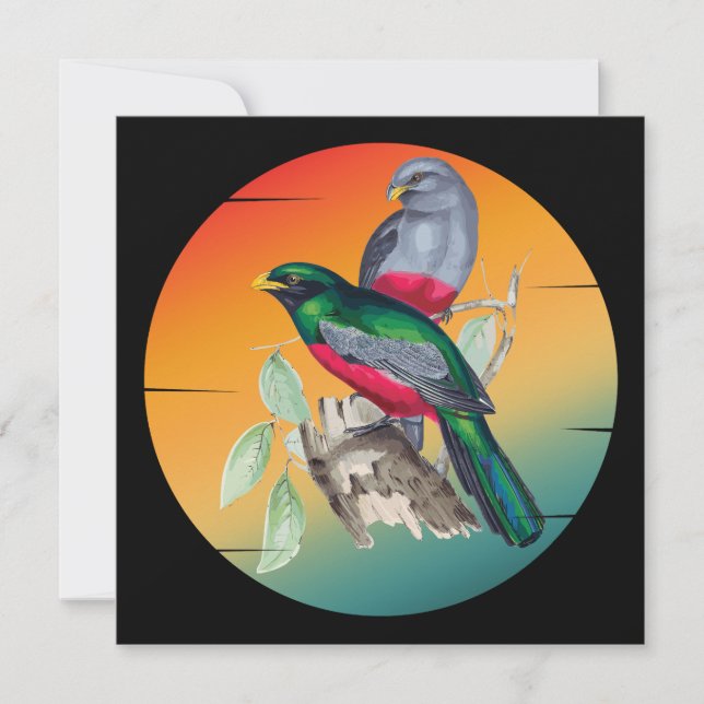 Oiseaux d'amour vintage  (Devant)