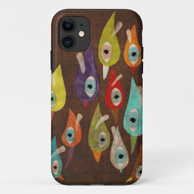 OISEAUX D'Art Contemporain Coque-Mate Coque (Dos)