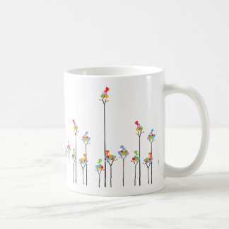 Oiseaux de bip de Whimscal et tasse pointillée