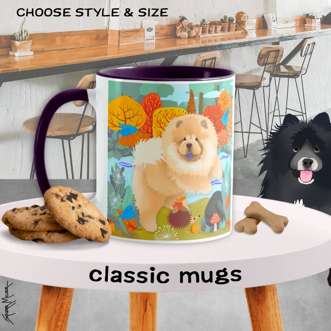 OISEAUX DE BONHEUR Chow Mug (Créateur téléchargé)