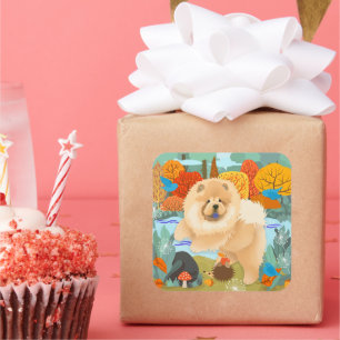 OISEAUX DE BONHEUR Stickers Chow HAPPINESS