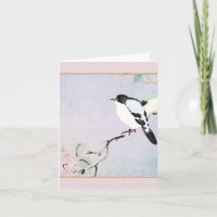 Oiseaux de détente ~ Carte / Invitations