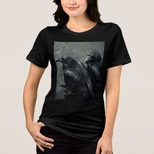 Oiseaux de plume Paire de corbeaux, Tshirt Ravens