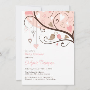 Oiseaux de Whimsical C'est une Invitation de Baby