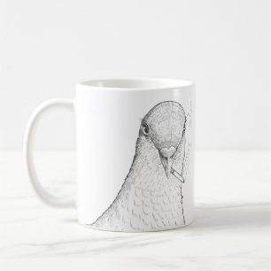 Oiseaux drôles impairs de la tasse de pigeon