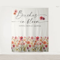 Oiseaux En Fleur Fête des mariées Tapisserie fond
