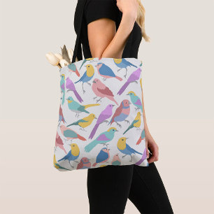 Oiseaux Ensemble Animaux Sac fourre-tout