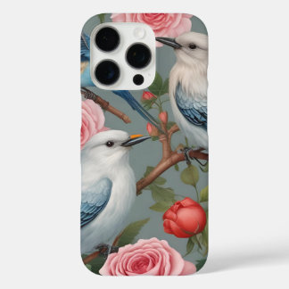 Oiseaux et Rose iPhone 16 Pro Coque