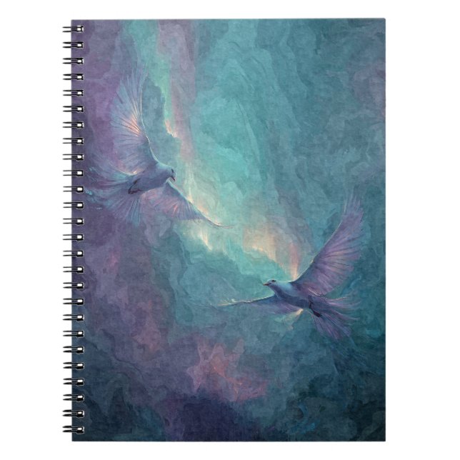 Oiseaux éthérés Carnet Aurora (Devant)