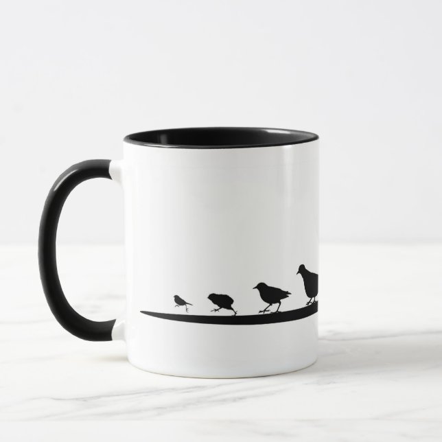 Oiseaux Marcher Mug (Gauche)