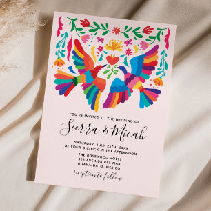 Oiseaux mexicains et Invitations floraux