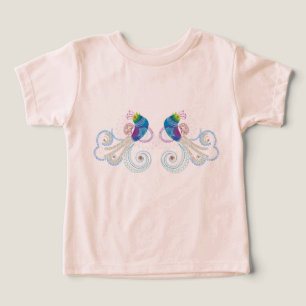 Oiseaux ornés Abstraits colorés 2