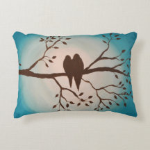 Oiseaux sur la branche 12 x coussin 16