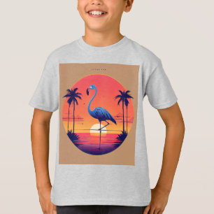 Oiseaux sur le fil – T-shirt à troupeau de dessins