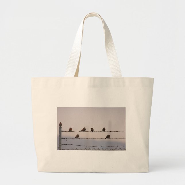 Oiseaux sur un sac de barrière (Devant)