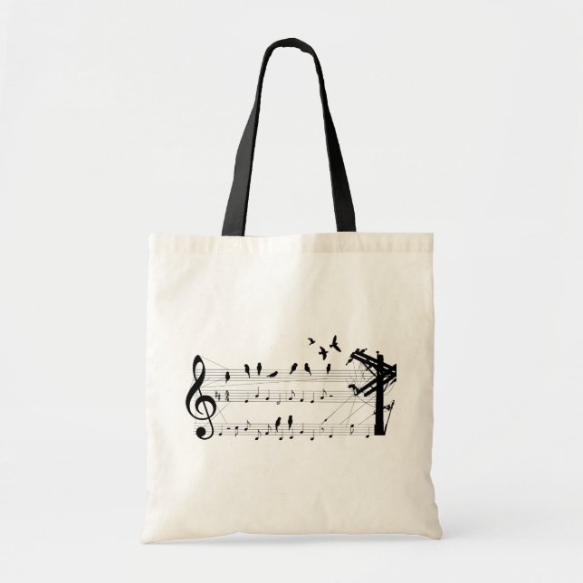 Oiseaux sur un sac fourre-tout à score (Devant)