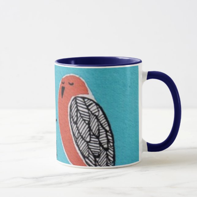 oiseaux tricotant la tasse (Droite)