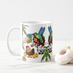 Oiseaux Vache Cochons Tasse
